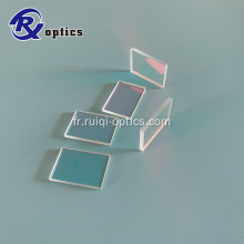 Filtre en verre optique bleu carré de 50 mm QB21